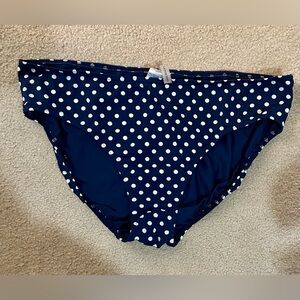Last Chance Before I Donate! Lands' End Blue Hipster Swim Bottom
